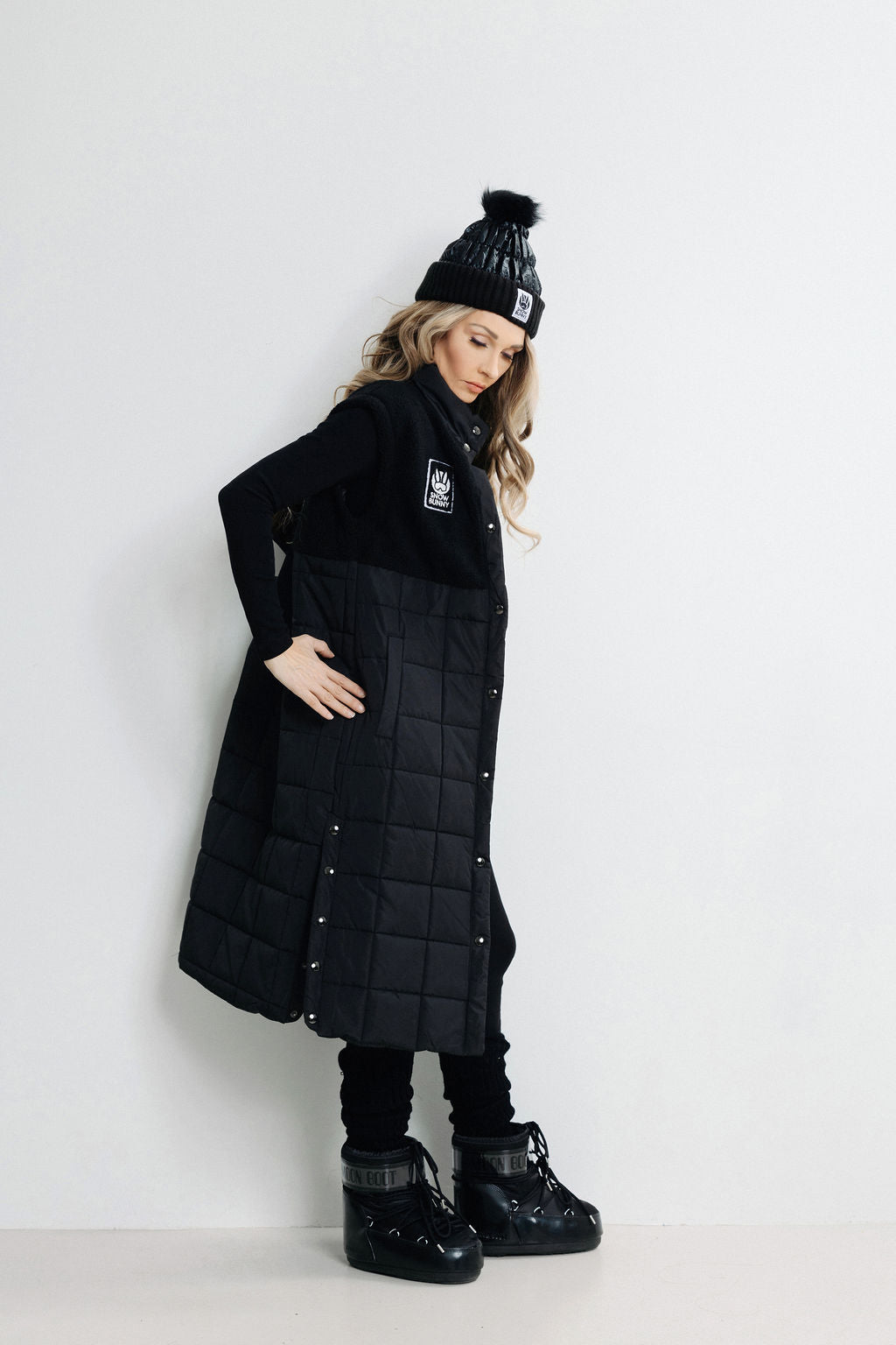 Marmot Sleeveless Puffer Coat Black