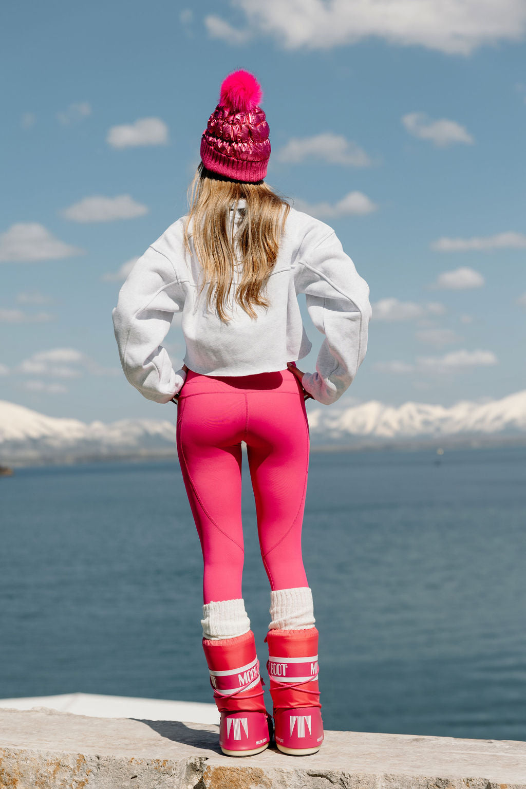 Mammoth Puffer Hat -Hot Pink