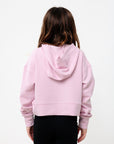 Snowshoe Kids Hoodie with Keyhole Light Lavender