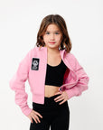 Stowe Kids Hoodie Jacket Pink