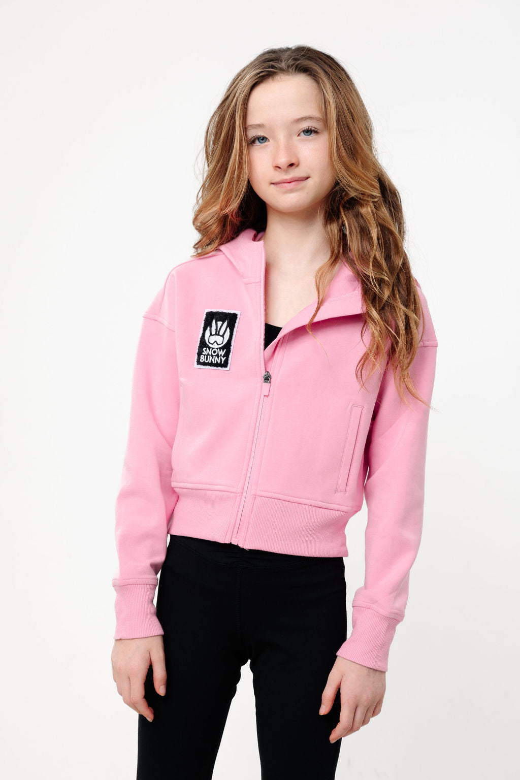 Stowe Kids Hoodie Jacket Pink