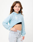 First Tracks Kids Hooded Long Sleeve Crop Top