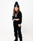 Mammoth Puffer Hat Kids -Black