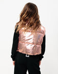 Okemo Kids Pink Metallic Vest