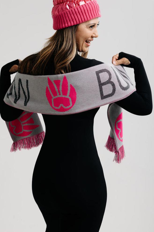 Munich Scarf Pink and Black