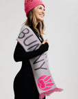 Munich Scarf Pink and Black