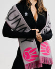 Munich Scarf Pink and Black