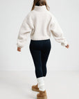 Zermatt Crop Fleece Cream