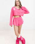 Fireside Loungewear Top and Shorts