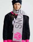 Munich Scarf Pink and Black