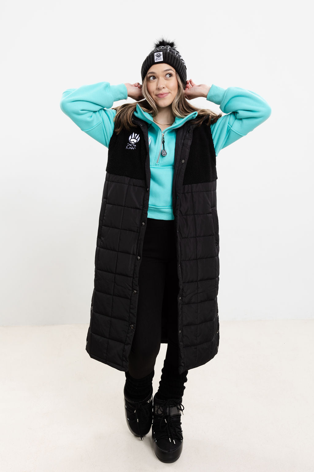 Marmot Sleeveless Puffer Coat Black