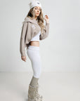 Portillo Crop Sweater Mocha