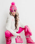 Mammoth Puffer Hat -Hot Pink