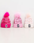 Mammoth Puffer Hat Kids -Hot Pink