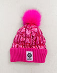 Mammoth Puffer Hat Kids -Hot Pink