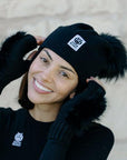 Big Sky Cashmere Hat Black